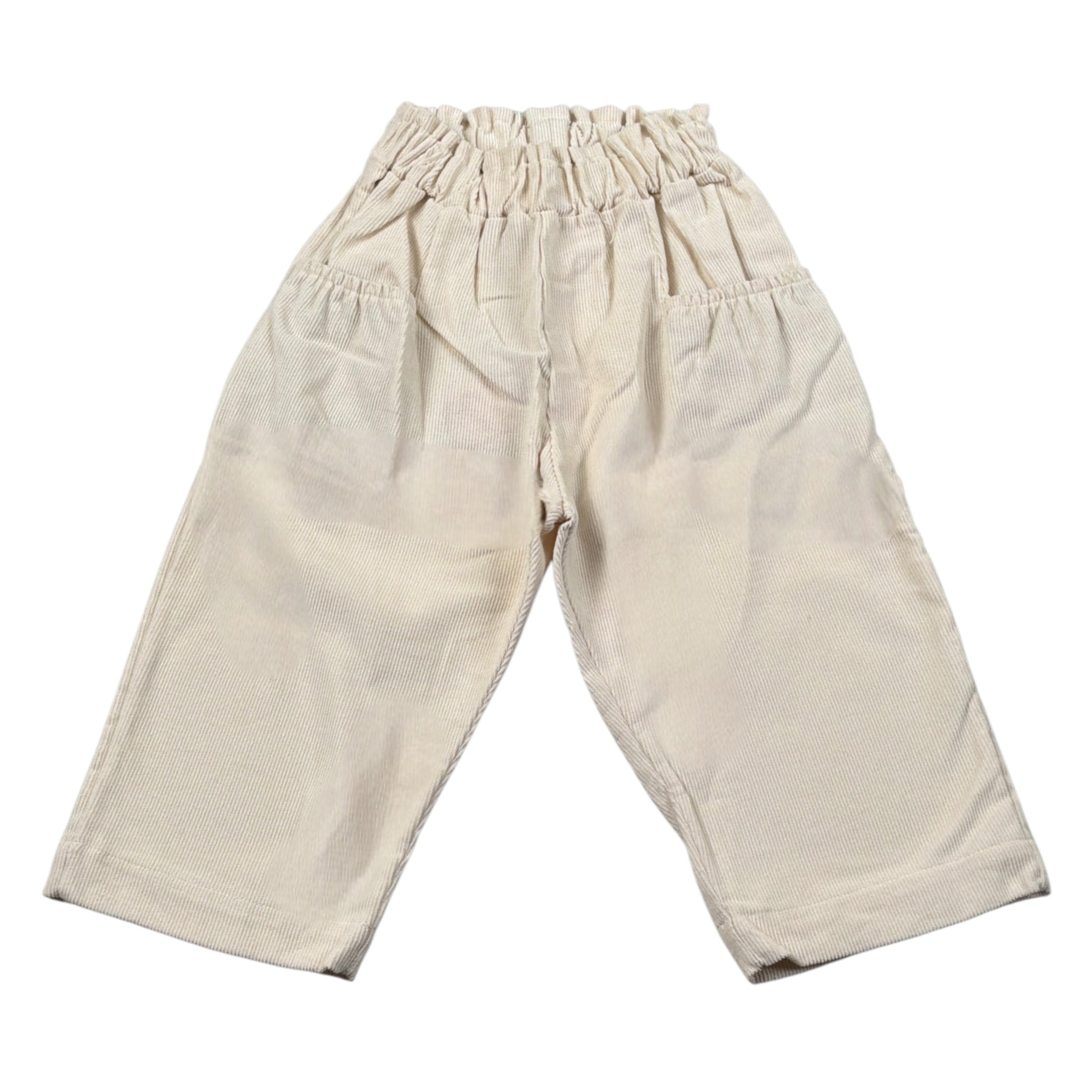Aventiquattrore Pantalone tinta unita con Elastico In Vita Crema per Bambina A2401725J CREMA AVENTIQUATTRORE 