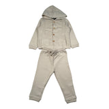 Aventiquattrore Completo 3 Pezzi Felpa-Pantalone tinta unita-Shirt Beige per Bambino A2401756 BEIGE AVENTIQUATTRORE 