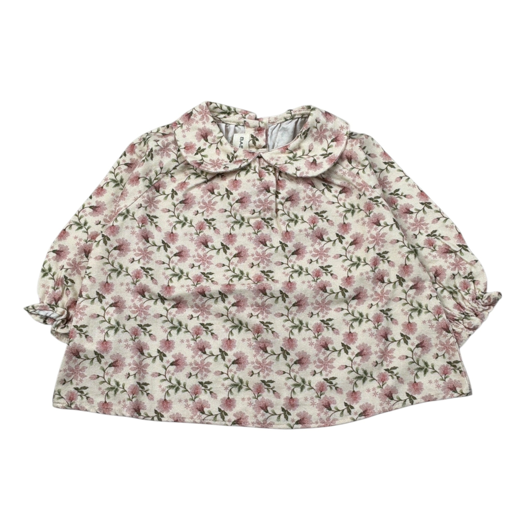 Babe & Tess Camicia Manica Lunga tinta unita Fantasia Floreale Panna per Neonata 03/548098 PANNA BABE & TESS 