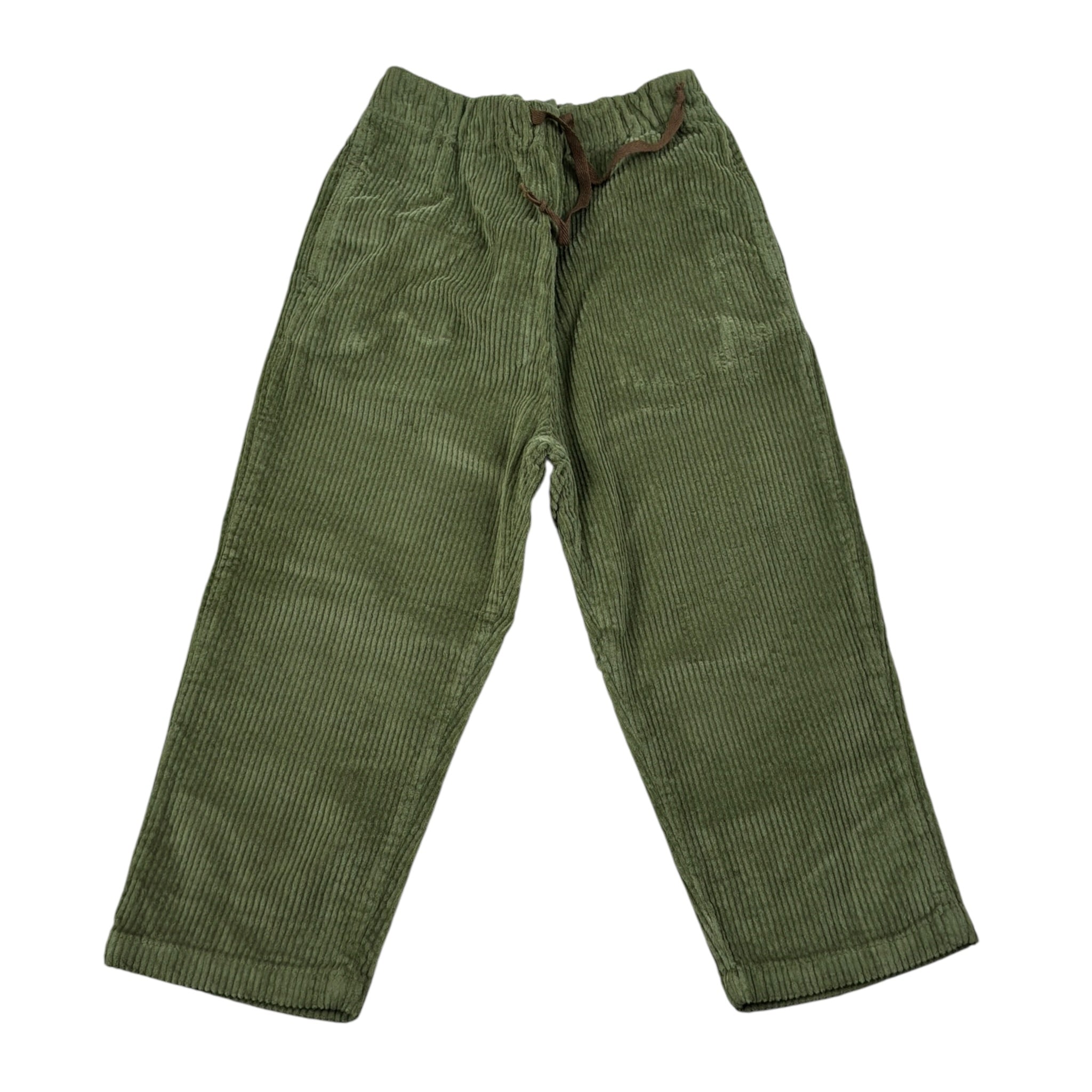 Babe & Tess Pantalone tinta unita con Elastico In Vita Verde per Bambino 04/548109 VERDE BABE & TESS 