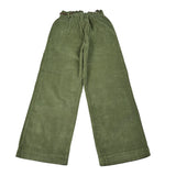 Babe & Tess Pantalone tinta unita Modello Palazzo Verde per Bambina 04/548123 VERDE BABE & TESS 