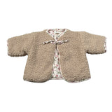 Babe & Tess Giubbino tinta unita Teddy Beige per Neonata 10/548095 BEIGE BABE & TESS 
