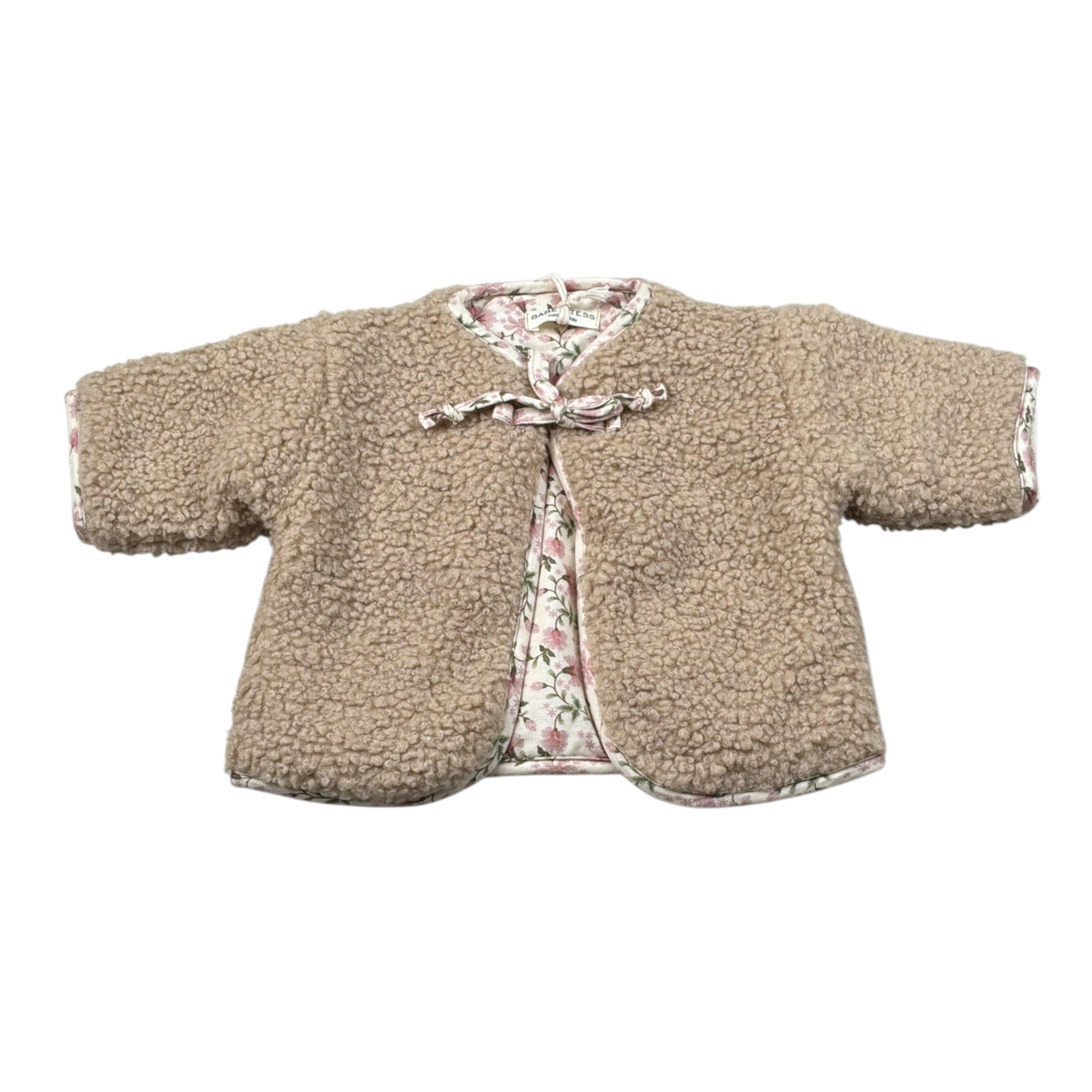 Babe & Tess Giubbino tinta unita Teddy Beige per Neonata 10/548095 BEIGE BABE & TESS 