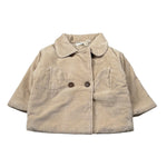 Babe & Tess Cappotto tinta unita Doppiopetto Beige per Neonato 10/548129 BEIGE BABE & TESS 