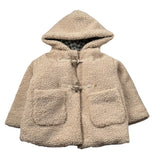 Babe & Tess Cappotto Teddy tinta unita con Cappuccio Beige per Bambina 11/548076 BEIGE BABE & TESS 