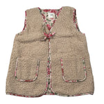 Babe & Tess Gilet tinta unita Teddy Beige per Bambina 16/548060 BEIGE BABE & TESS 