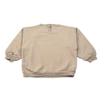 Babe & Tess Felpa Chiusa Girocollo tinta unita con Ricami Beige per Neonata 23/548110N BEIGE BABE & TESS 