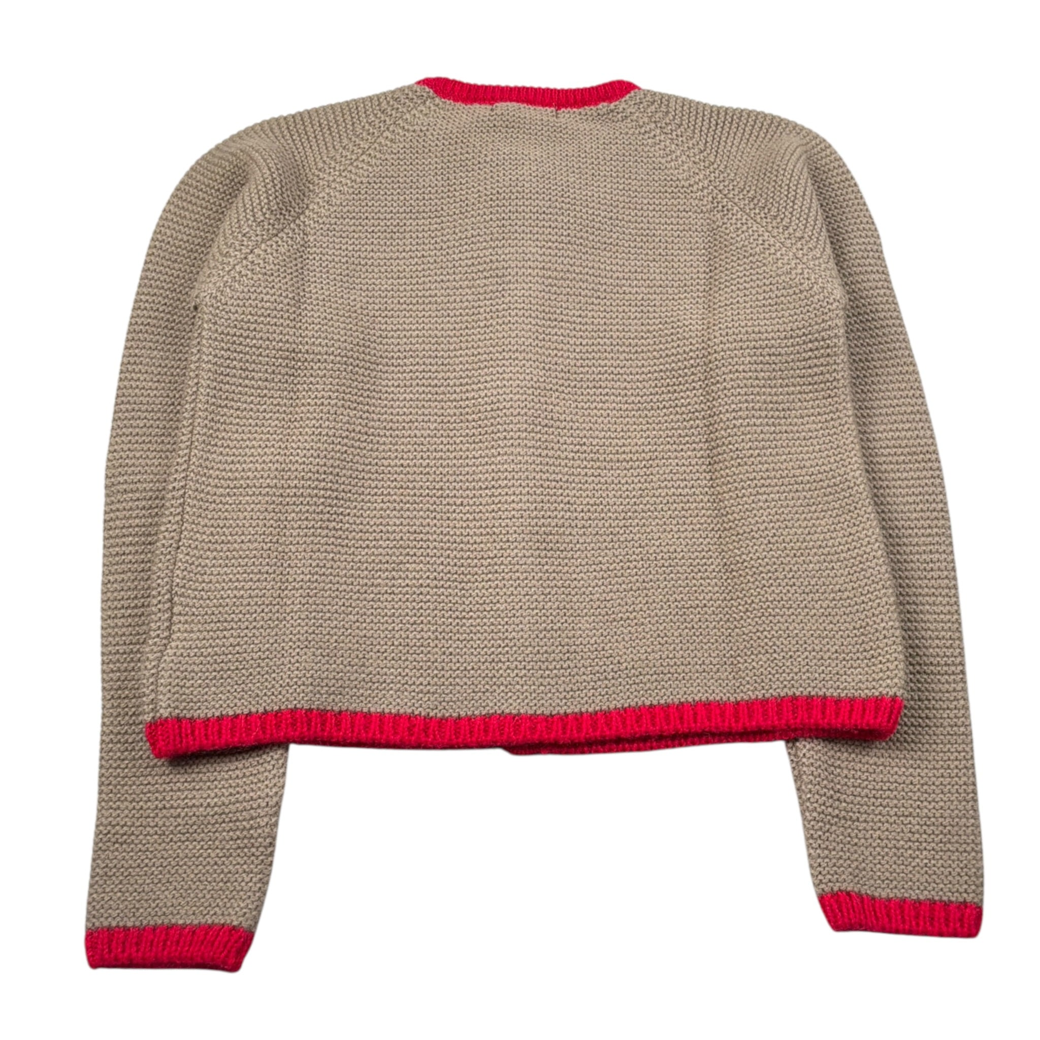 Babe & Tess Cardigan tinta unita Beige/Fuxia per Bambino 59/5480833 BEIGE/FUXIA BABE & TESS 