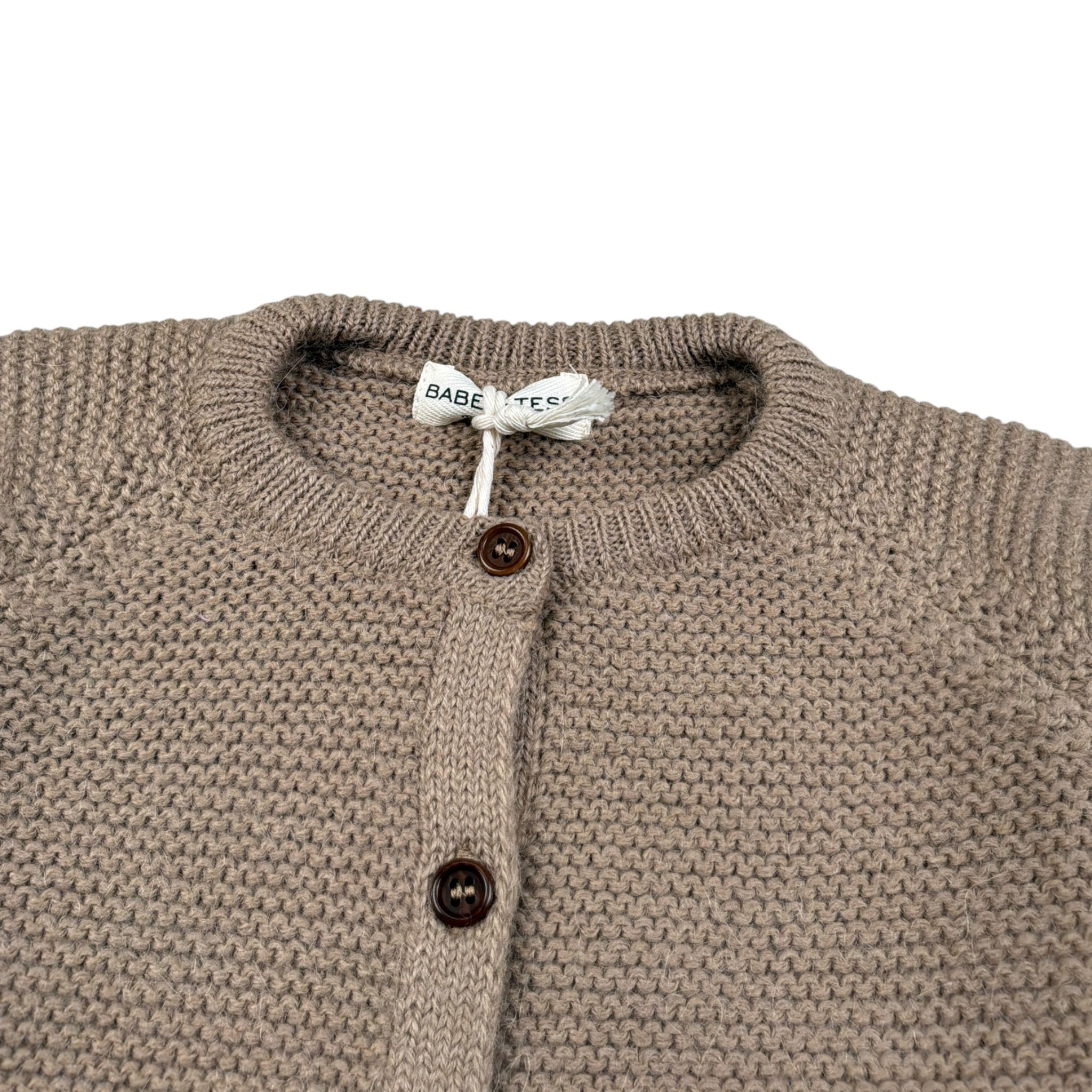 Babe & Tess Cardigan tinta unita Beige per Neonato 59/548083N BEIGE BABE & TESS 