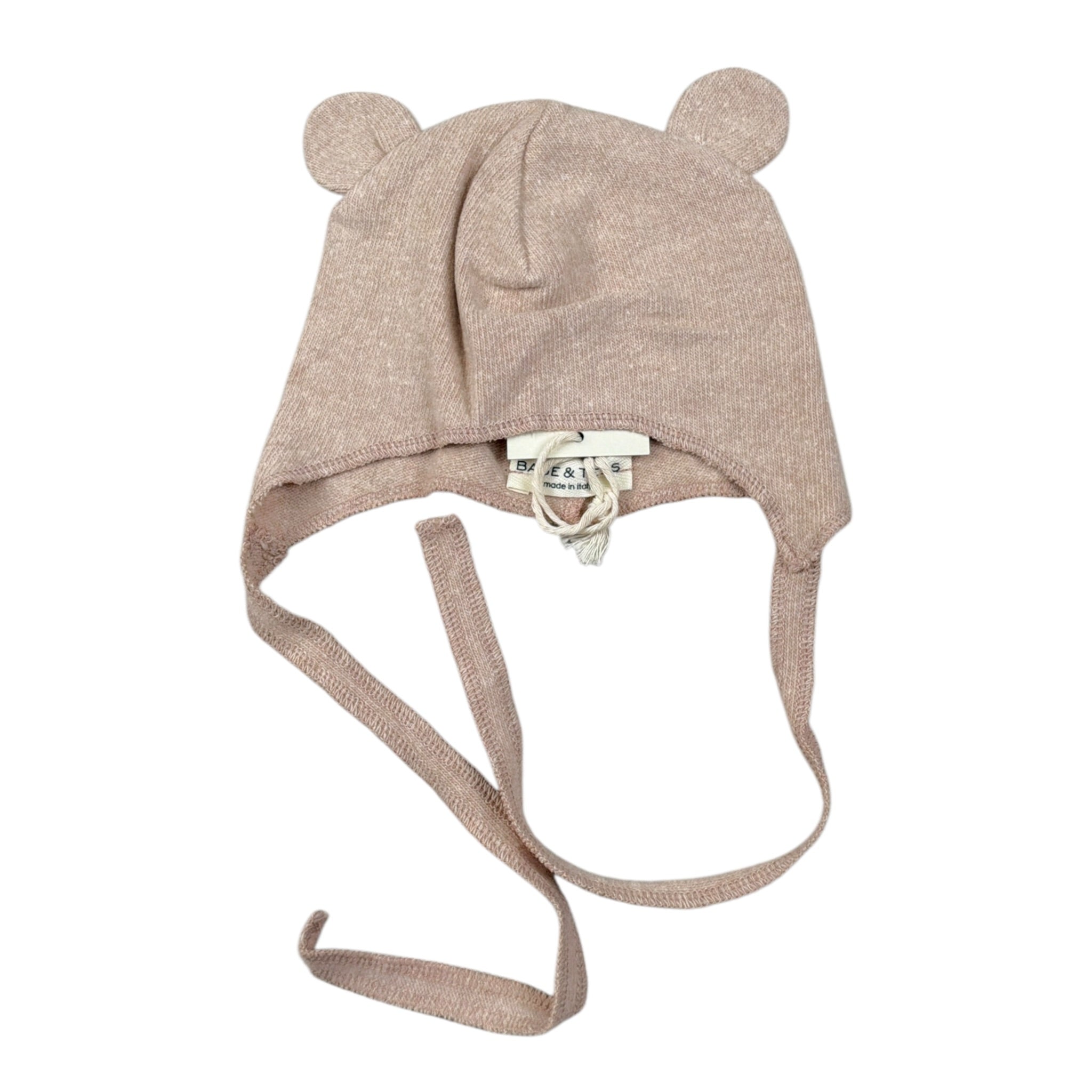 Babe & Tess Cappello tinta unita con Orecchie Beige per Neonata 99548025 BEIGE BABE & TESS 