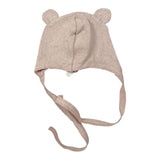 Babe & Tess Cappello tinta unita con Orecchie Beige per Neonata 99548025 BEIGE BABE & TESS 