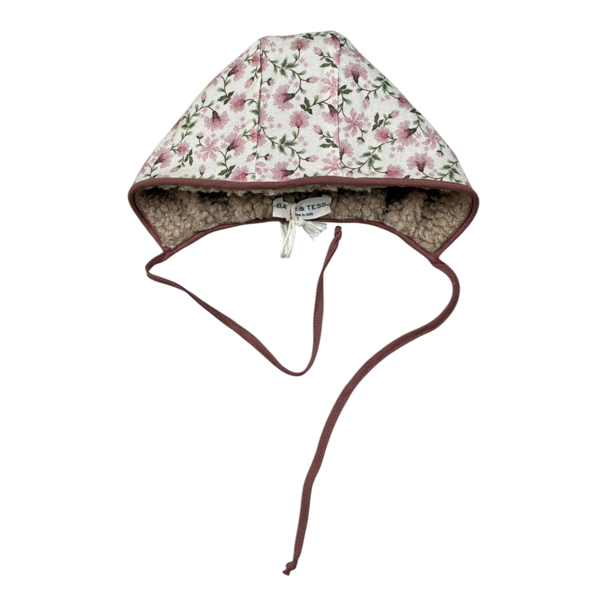 Babe & Tess Cappello Tinta Uita con Stampa Panna per Neonata 99548120 PANNA BABE & TESS 
