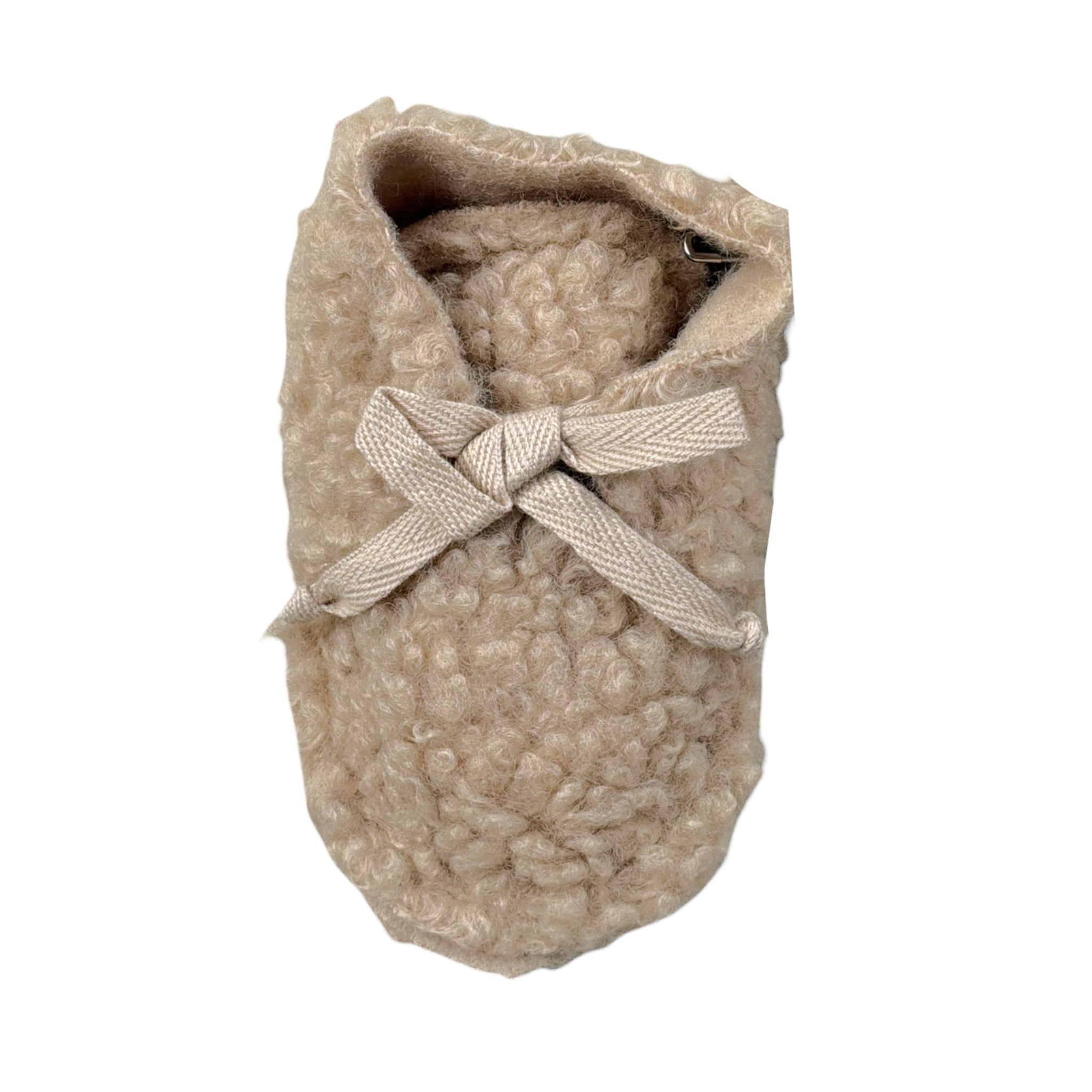 Babe & Tess Babbucce tinta unita Modello Teddy Beige per Neonata RIROIRI BEIGE BABE & TESS 