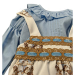 Babine' Completo 2 Pezzi Camicia-Salopette Azzurro per Neonata 2612021 AZZURRO BABINE' 