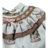 Babine' Completo 2 Pezzi Camicia-Culotte Panna per Neonata 2612023 PANNA BABINE' 