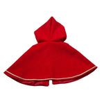 Babine' Mantella tinta unita con Cappuccio Rosso per Bambina 2612715J ROSSO BABINE' 