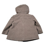 Baby A. Cappotto tinta unita con Cappuccio Fango per Neonato E2923 FANGO BABY A. 