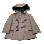 Baby A. Cappotto tinta unita con Cappuccio Fango per Neonato E2923 FANGO BABY A. 