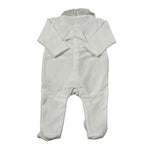 Baby Gi Tutina Manica Lunga tinta unita Bianco per Neonata AG530G BIANCO BABY GI 