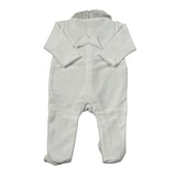 Baby Gi Tutina Manica Lunga tinta unita Bianco per Neonata AG530G BIANCO BABY GI 