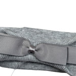 Baby Vip Fascia Tint Unita con Fiocco Grigio per Neonata J001308 GRIGIO BABY VIP 