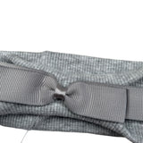 Baby Vip Fascia Tint Unita con Fiocco Grigio per Neonata J001308 GRIGIO BABY VIP 