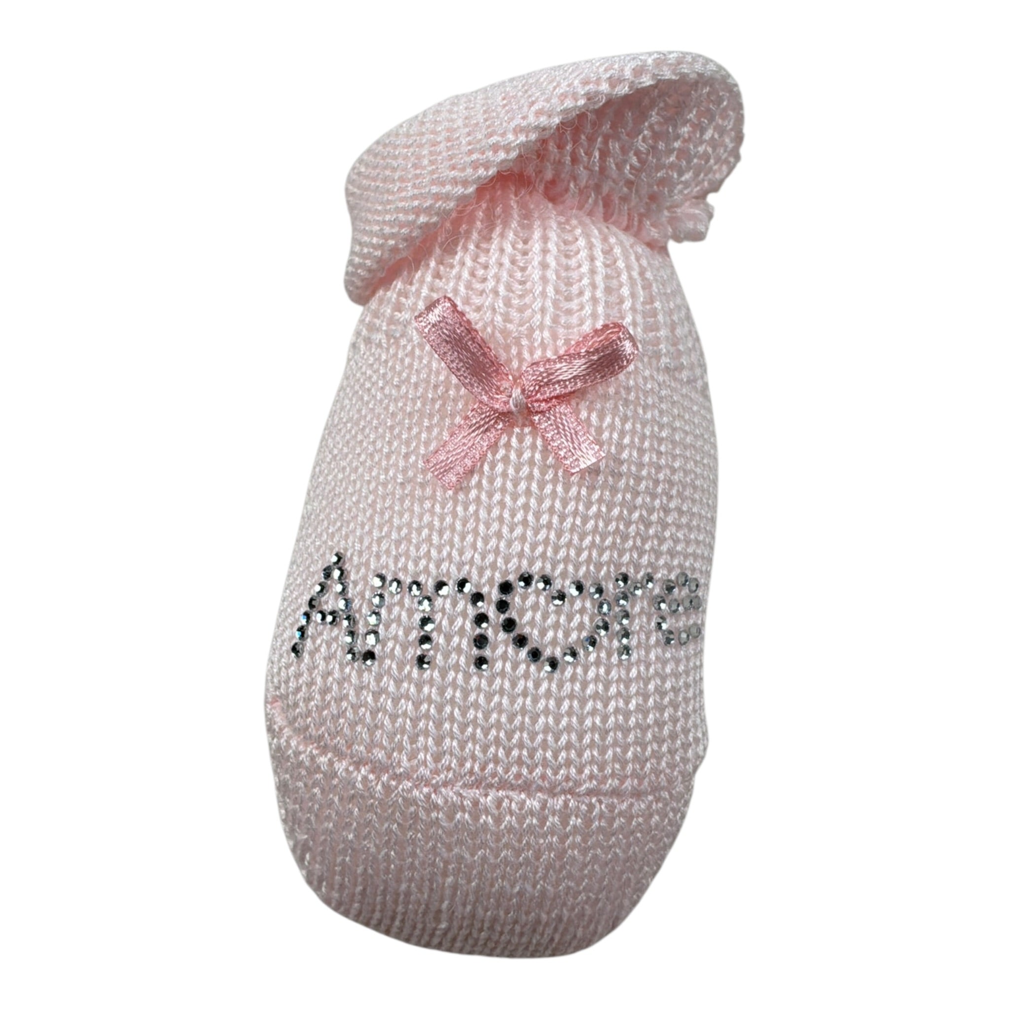 Baby Vip Babbucce tinta unita con Brillantini Rosa per Neonata J0105 ROSA BABY VIP 