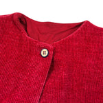 Baby Vip Giacca tinta unita In Velluto Rosso per Neonato T178707 ROSSO BABY VIP 