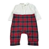 Baby Vip Tutina Manica Lunga Tricolore Rosso per Neonato T289907 ROSSO BABY VIP 