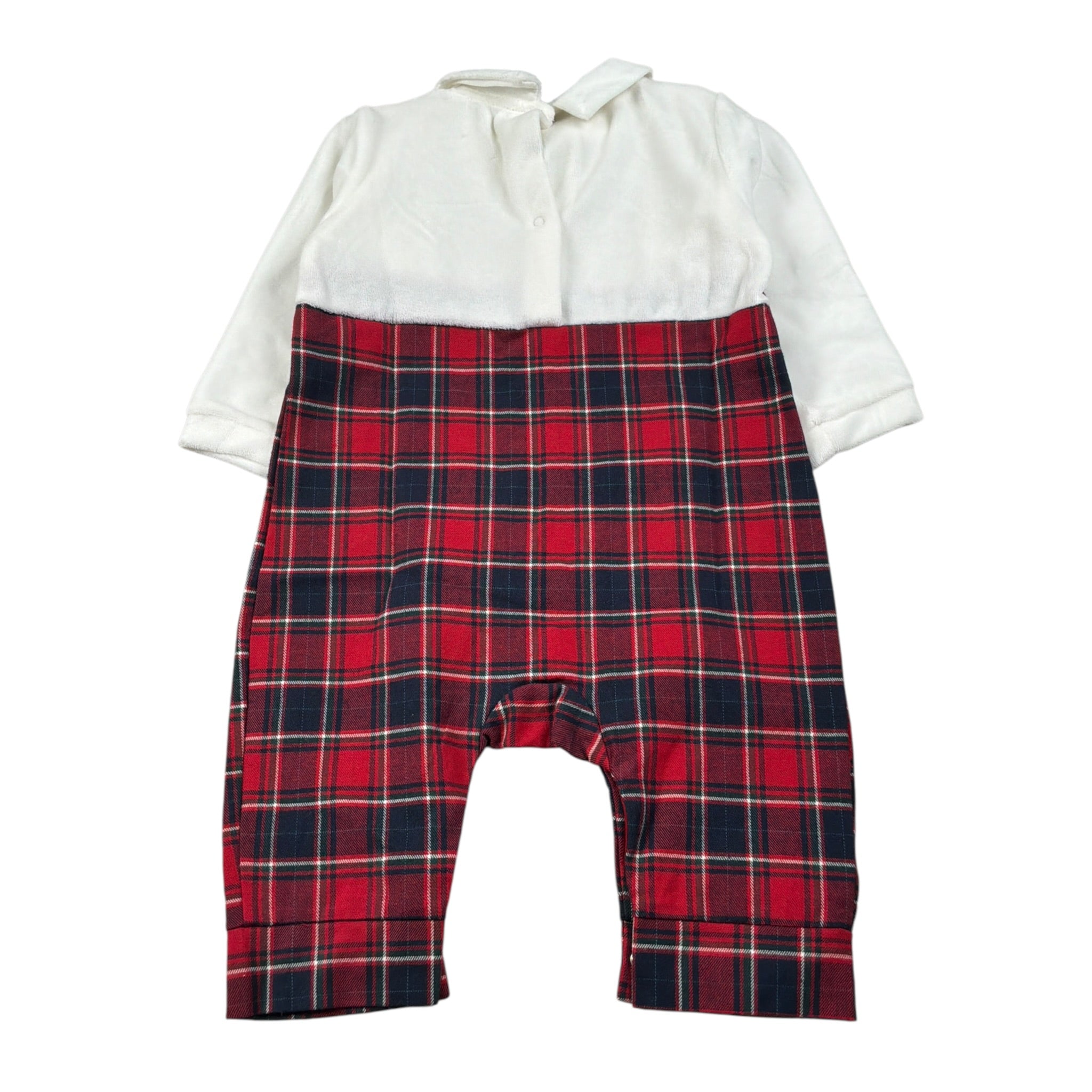 Baby Vip Tutina Manica Lunga Tricolore Rosso per Neonato T289907 ROSSO BABY VIP 