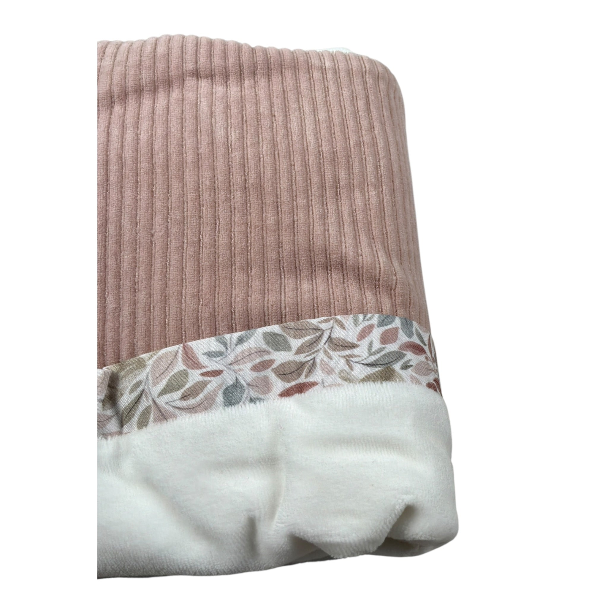 Baby Vip Coperta Bicolore Bianco/Rosa per Neonata T4080 BIANCO/ROSA BABY VIP 