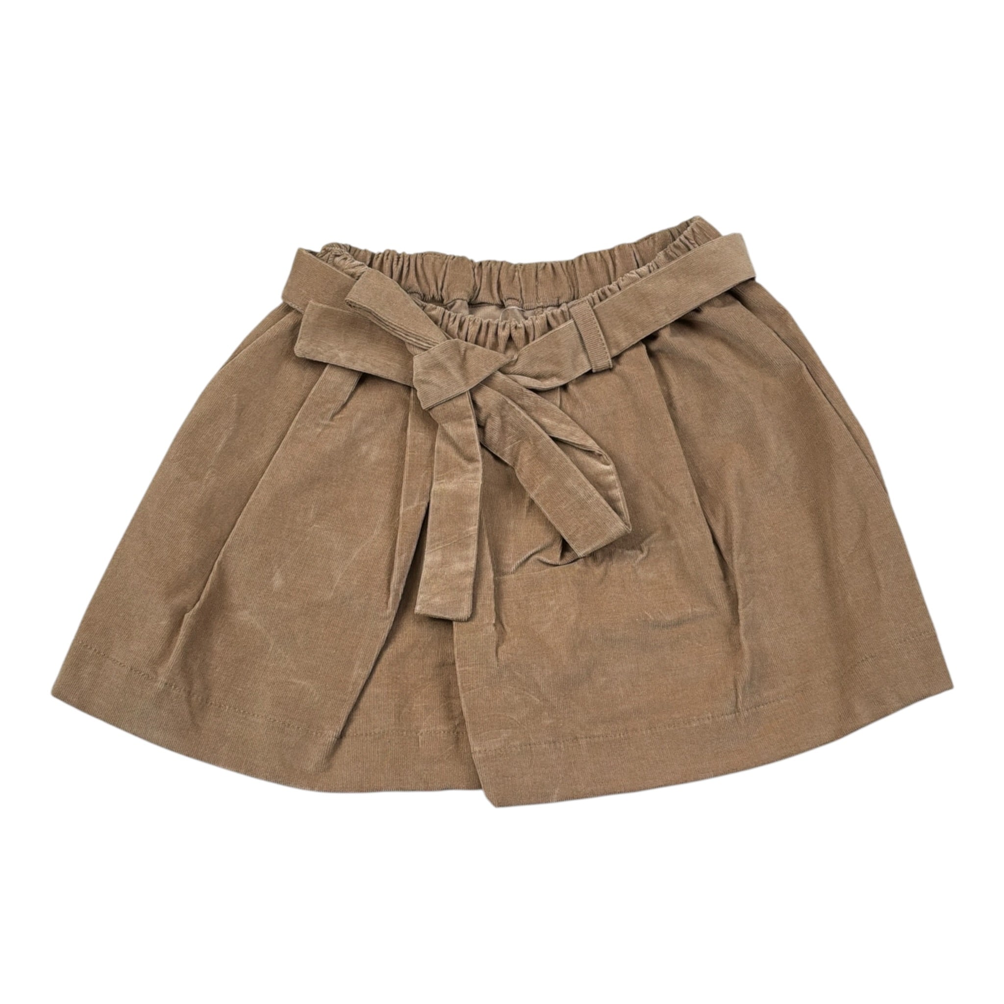 Baby Vip Short tinta unita con Elastico In Vita Beige per Bambina T4089J BEIGE BABY VIP 