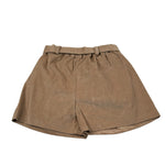 Baby Vip Short tinta unita con Elastico In Vita Beige per Bambina T4089J BEIGE BABY VIP 
