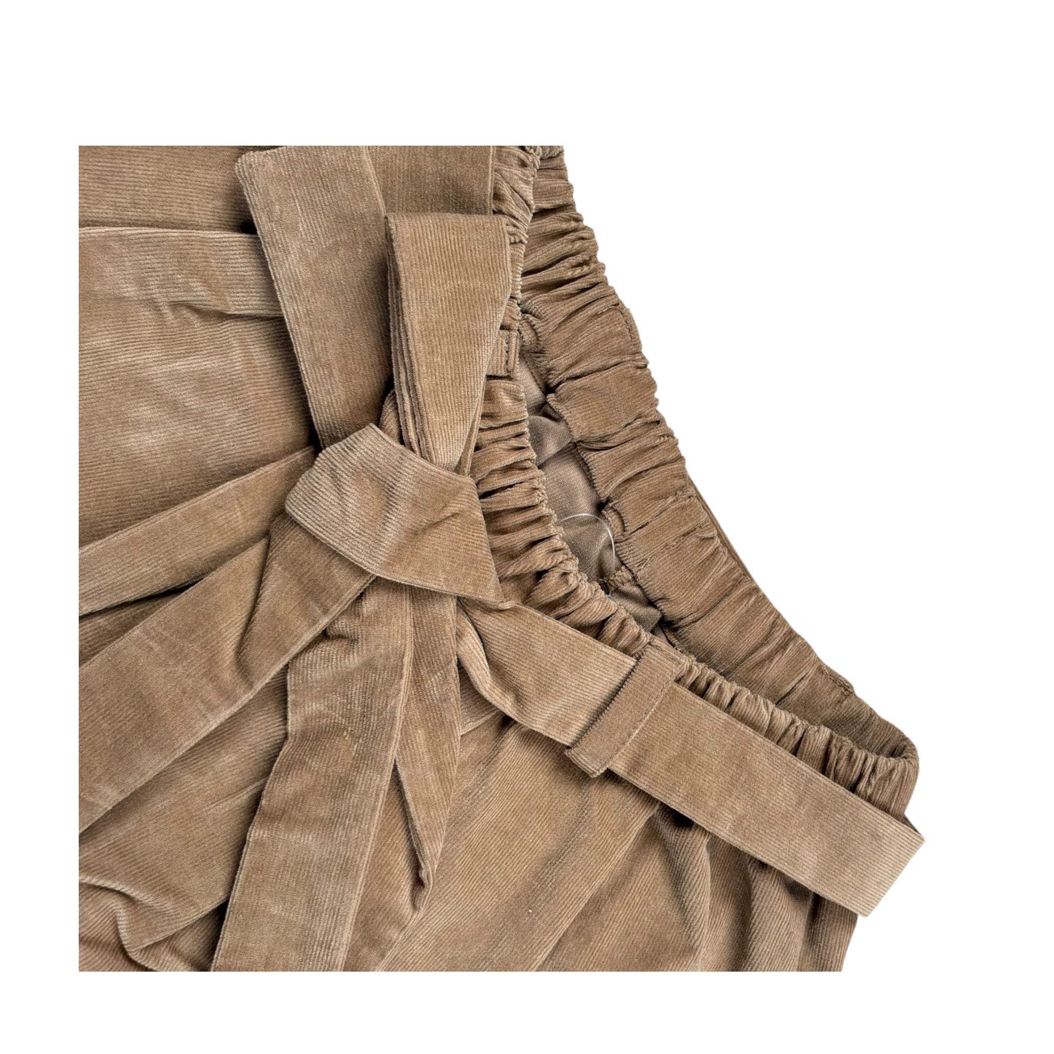 Baby Vip Short tinta unita con Elastico In Vita Beige per Bambina T4089J BEIGE BABY VIP 