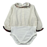 Baby Vip Body Manica Lunga tinta unita Panna per Neonata T413702 PANNA BABY VIP 
