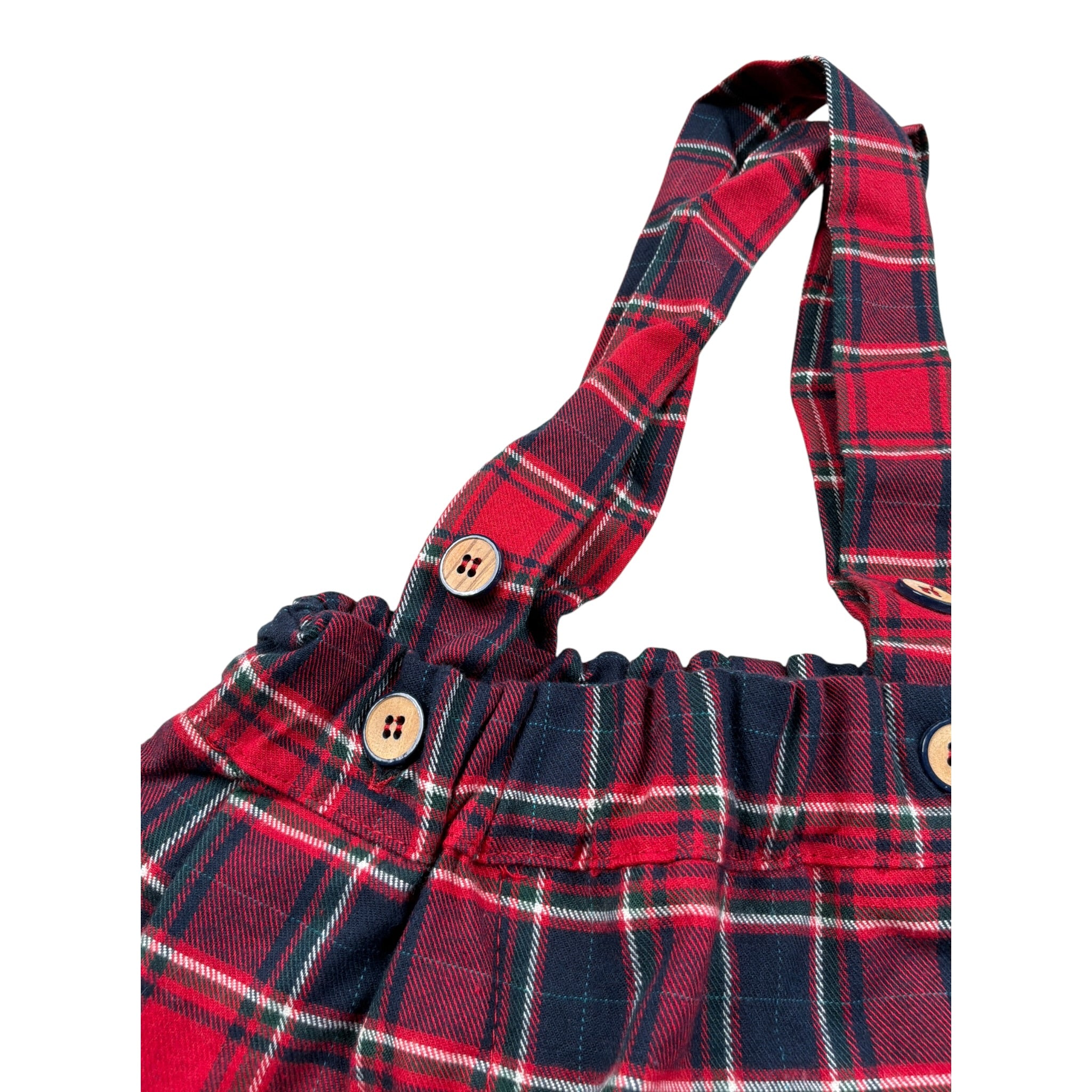 Baby Vip Gonna Fantasia Scozzese Rosso per Neonata T413907 ROSSO BABY VIP 