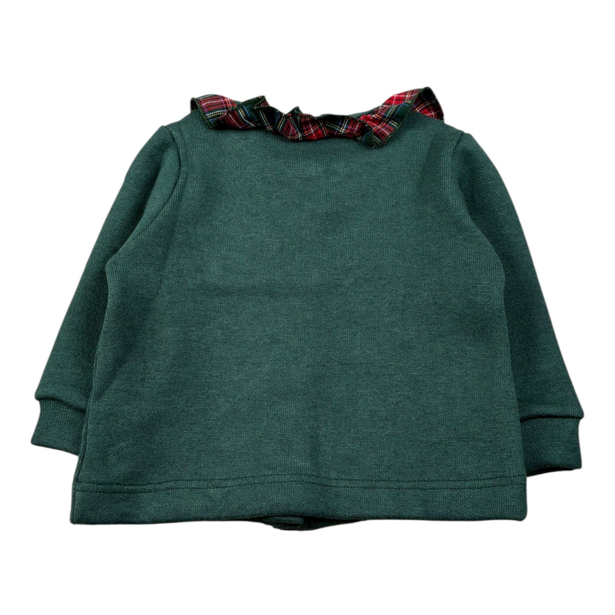 Baby Vip Cardigan tinta unita Verde per Neonata T414933 VERDE BABY VIP 