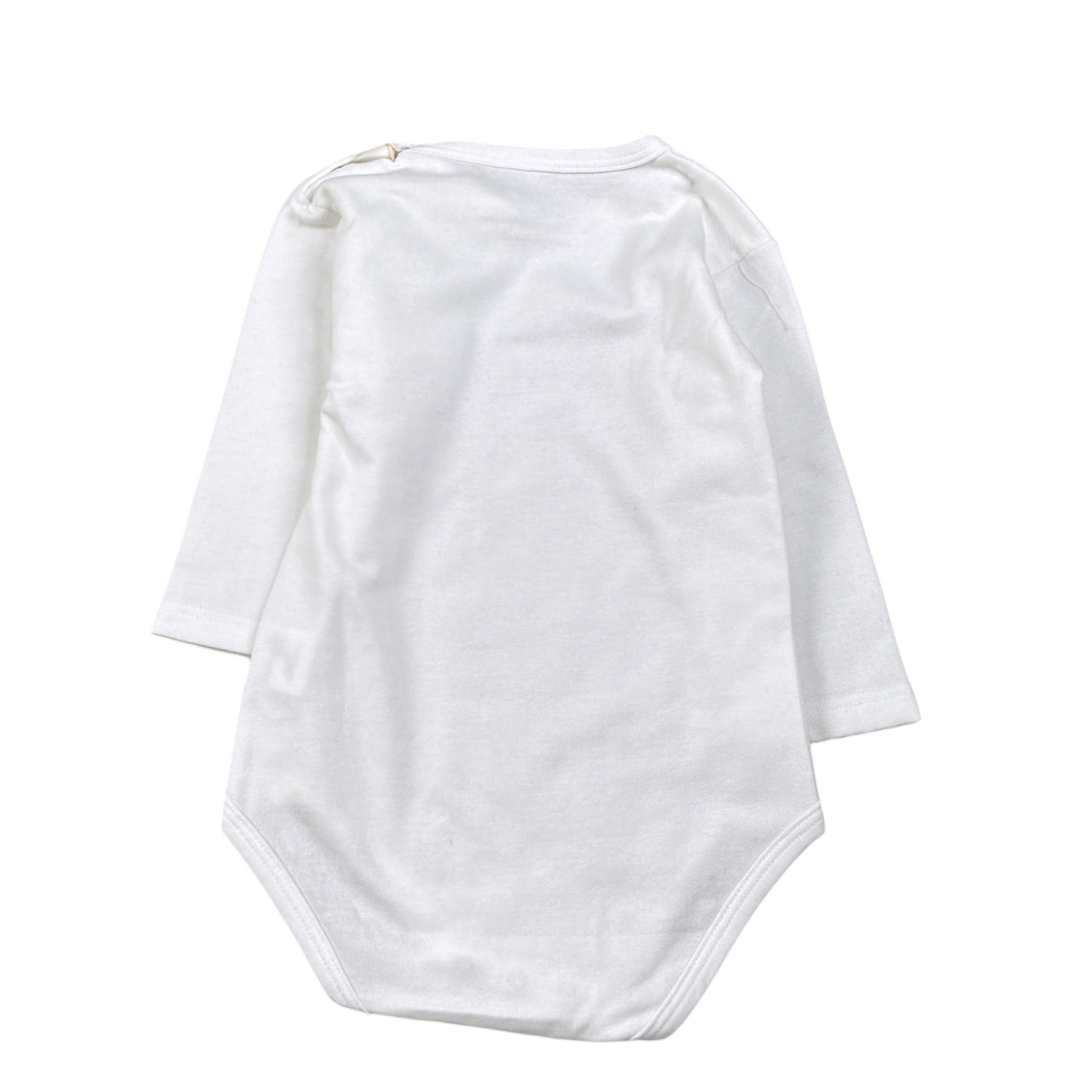 Baby Vip Body tinta unita con Stampa Bianco per Neonato T4212 BIANCO BABY VIP 