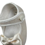 Baby Vip Sandalo tinta unita con Fiocco Panna per Neonata T4258 PANNA BABY VIP 