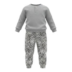 Baby Vip Completo 2Pz Modello Pigiama Maglia-Pantalone Grigio per Bambina T4343J GRIGIO BABY VIP 