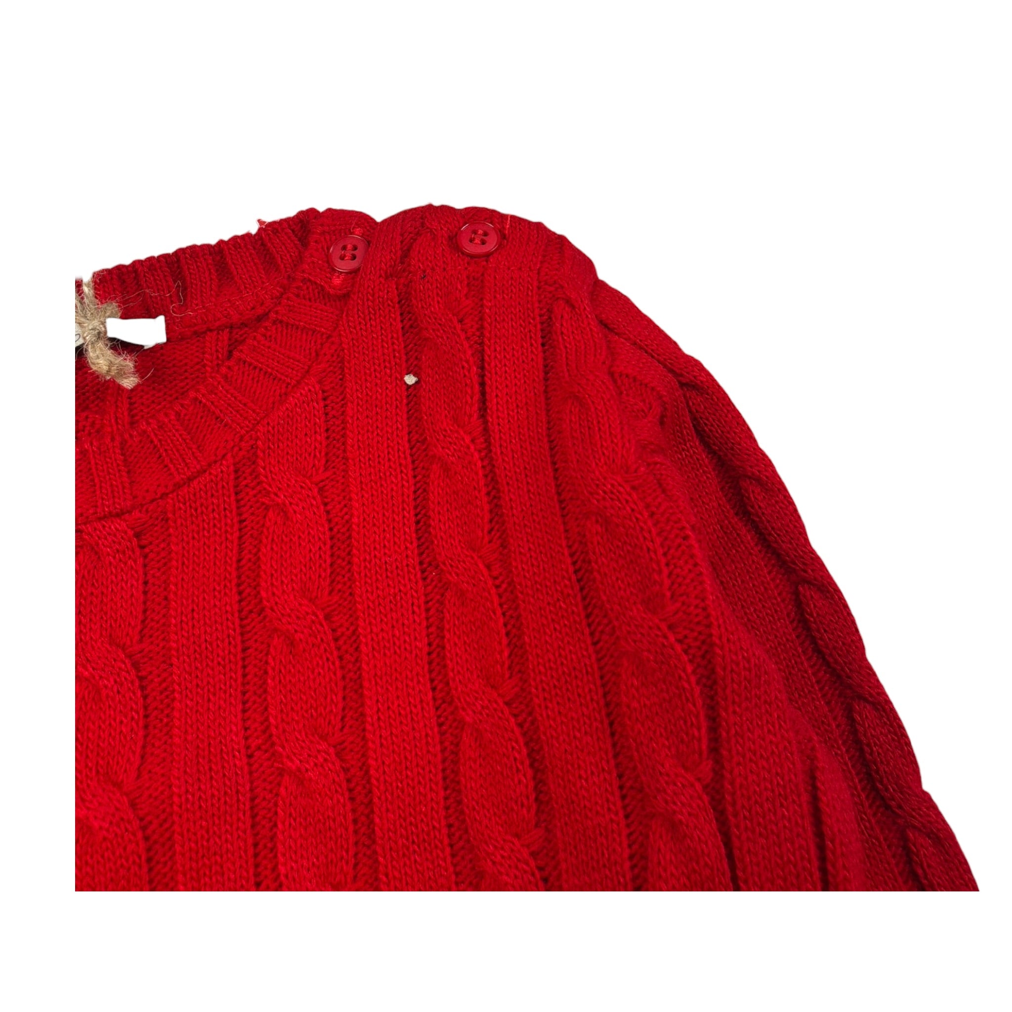 Baby Vip Maglia Girocollo tinta unita Rosso per Bambino T8405J ROSSO BABY VIP 