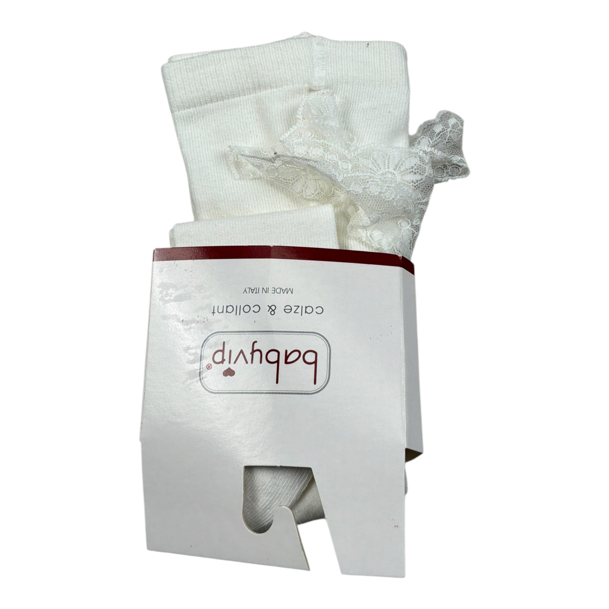 Baby Vip Calze tinta unita Panna per Neonata T8588 PANNA BABY VIP 