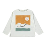 Babyclic Shirt Girocollo tinta unita con Stampa Bianco per Bambino L216310009 BIANCO BABYCLIC 