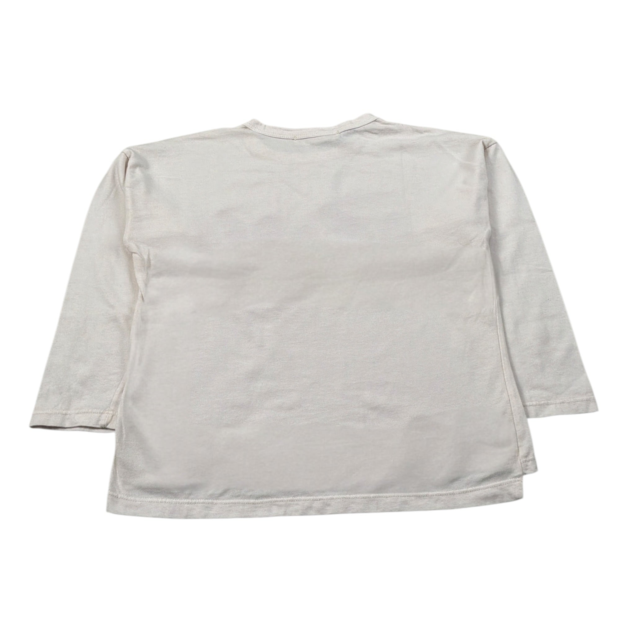 Babyclic Shirt Girocollo tinta unita con Stampa Crema per Bambina L216430003J CREMA BABYCLIC 