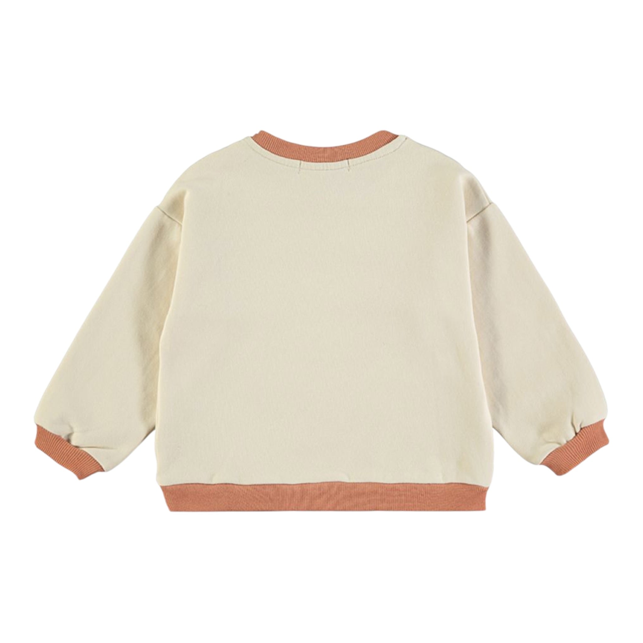 Babyclic Felpa Chiusa Girocollo con Stampa Beige per Bambino L276310009 BEIGE BABYCLIC 
