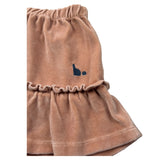 Babyclic Gonna tinta unita In Velluto Rosa per Bambina L333411107 ROSA BABYCLIC 