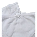 Babyvip Set 2 Slip tinta unita Bianco per Bambina 4204 BIANCO BABYVIP 