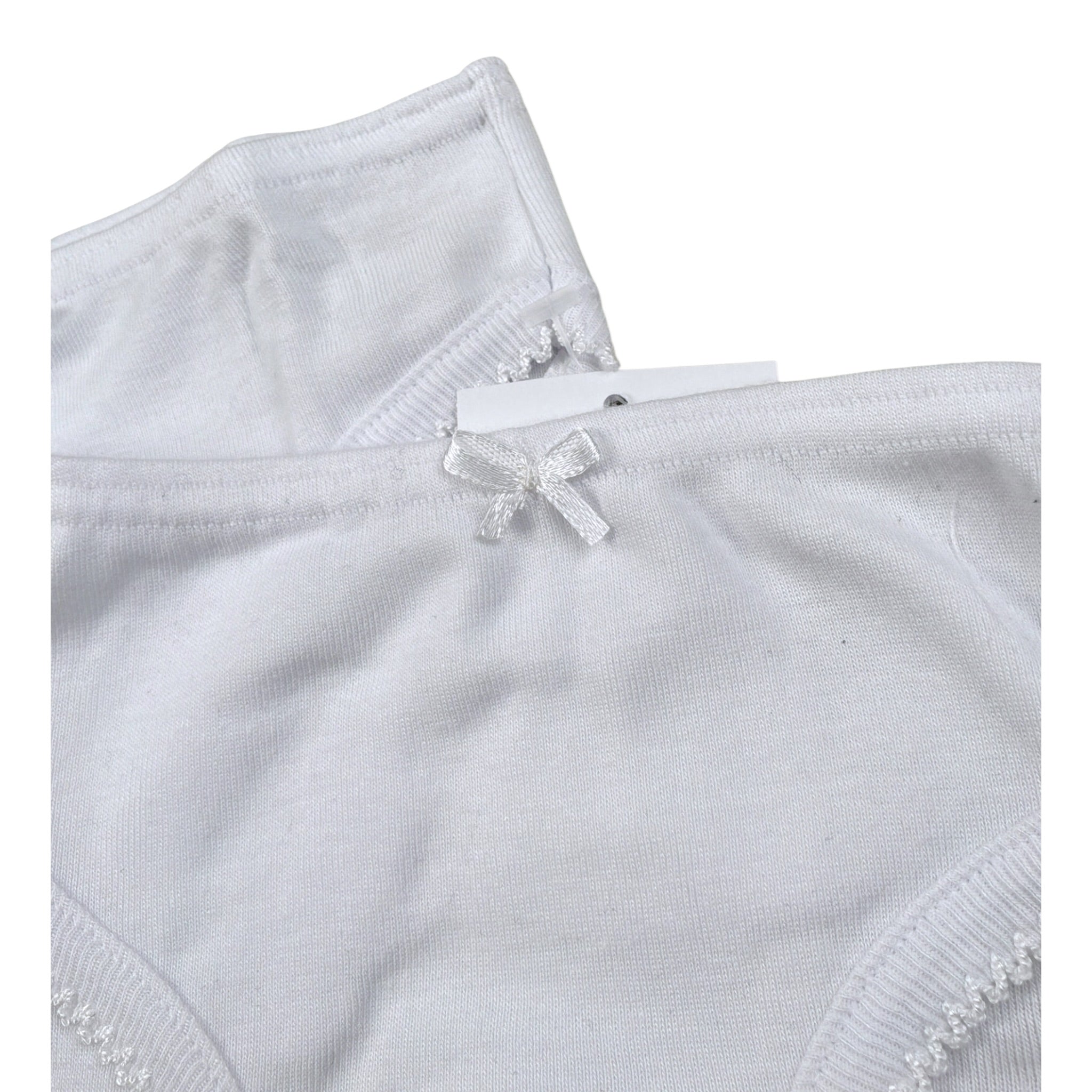 Babyvip Set 2 Slip tinta unita Bianco per Bambina 4204 BIANCO BABYVIP 