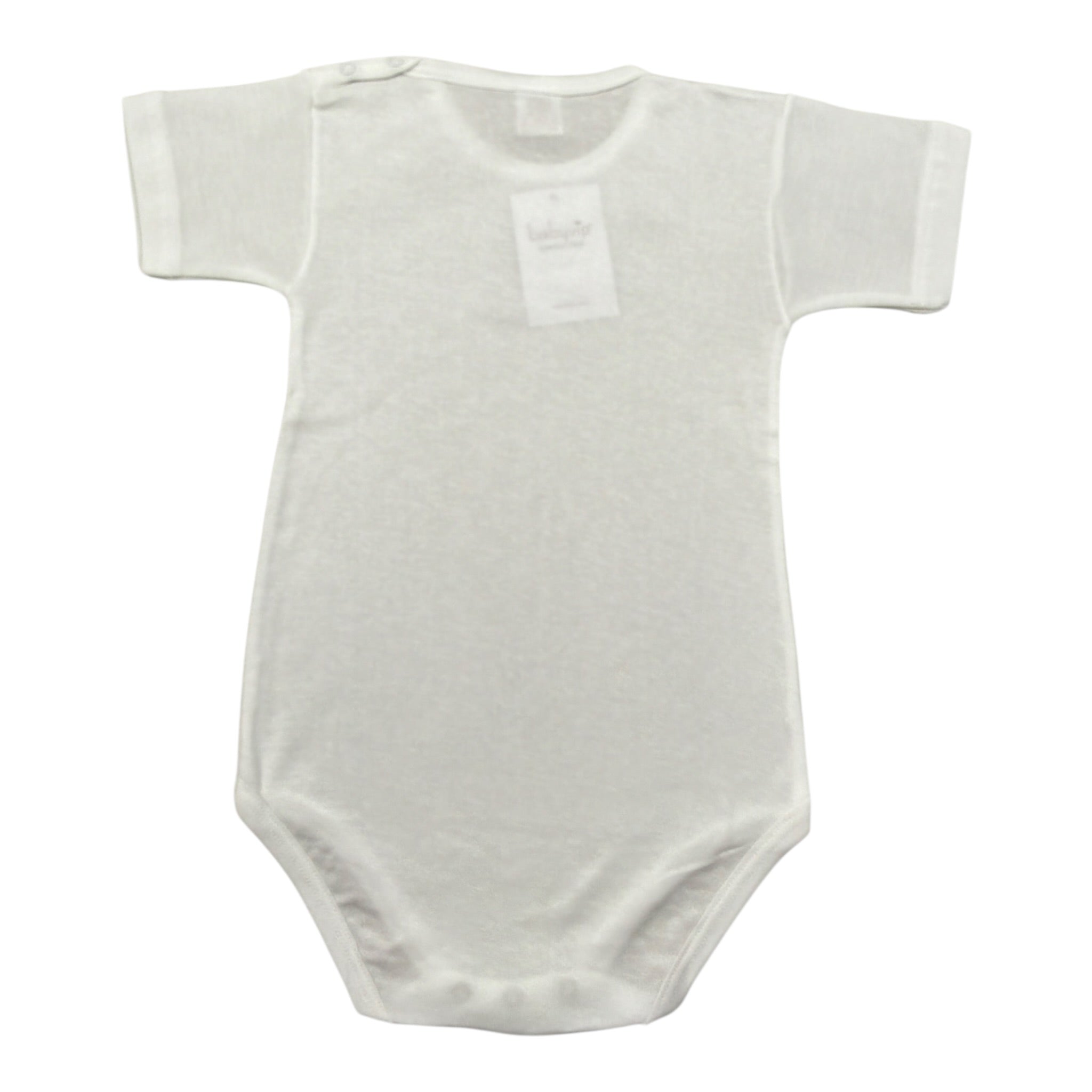 Babyvip Body tinta unita Mezza Manica Bianco per Bambina J1746 BIANCO BABYVIP 