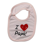 Babyvip Bavetta tinta unita con Stampa Rosa per Neonata J8163 ROSA BABYVIP 